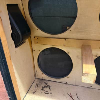 Vintage 1977 Marshall 4x12 Guitar Amplifier Cabinet 1970s Empty *Ex. BUDGIE* image 18