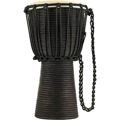 Meinl Headliner Rope-Tuned Djembe 8" Medium Black River image 2