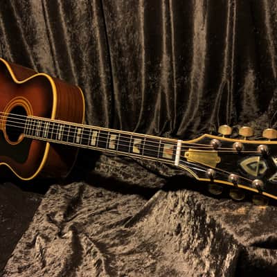 Guild F30 Rosewood Sunburst with F50 appointments Ultra Rare Bear Claw top Vintage Westerly Acoustic image 1