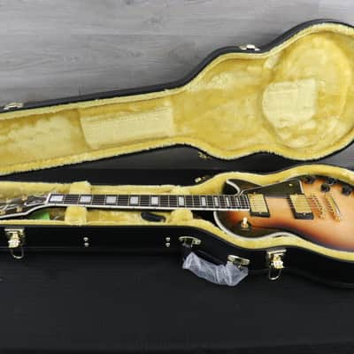 Epiphone "Inspired by Gibson Custom" Les Paul Custom Sedona Burst With Original Hardshell Case! image 9