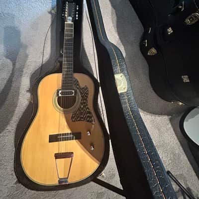 Kingston 12-String Acoustic-Electric Guitar w/ Soundhole Pickup & Hard Cas image 2