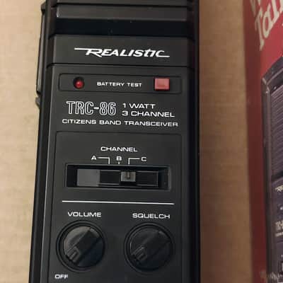Radio Shack TRC-86 CB Walkie Talkie 3-Channel 1-Watt, 48 inch Antenna with Box image 4
