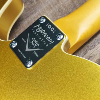MyDream Partcaster Custom Built - Gold Charlie Christian Quarter Sawn image 9