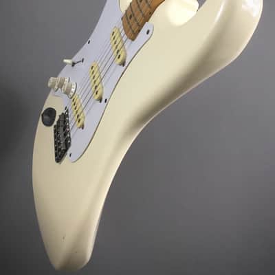 LEFTY! Vintage Fender ‘57 Reissue Strat ST-57LEX2 Custom Color Olympic White Blonde NOS Relic Stratocaster 7.1 lb HSC image 8