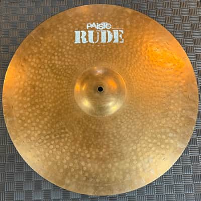 Paiste 20" RUDE Ride/Crash Cymbal 1999 - Present - Raw image 1