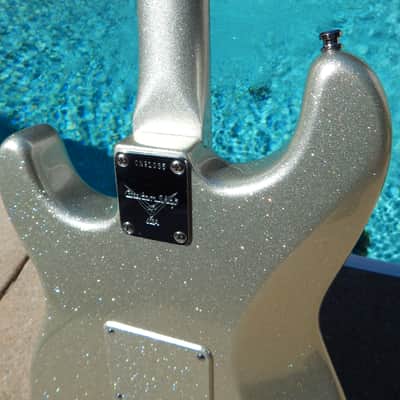 Fender Custom Shop  Stratocaster 1999 Silver Sparkle Used In Red Hot Chili Peppers Video Cant Stop image 9