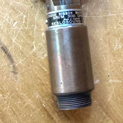 RARE stereo pair - Vintage Reslo SR1 M Ribbon Microphones high output - 300 ohms image 14