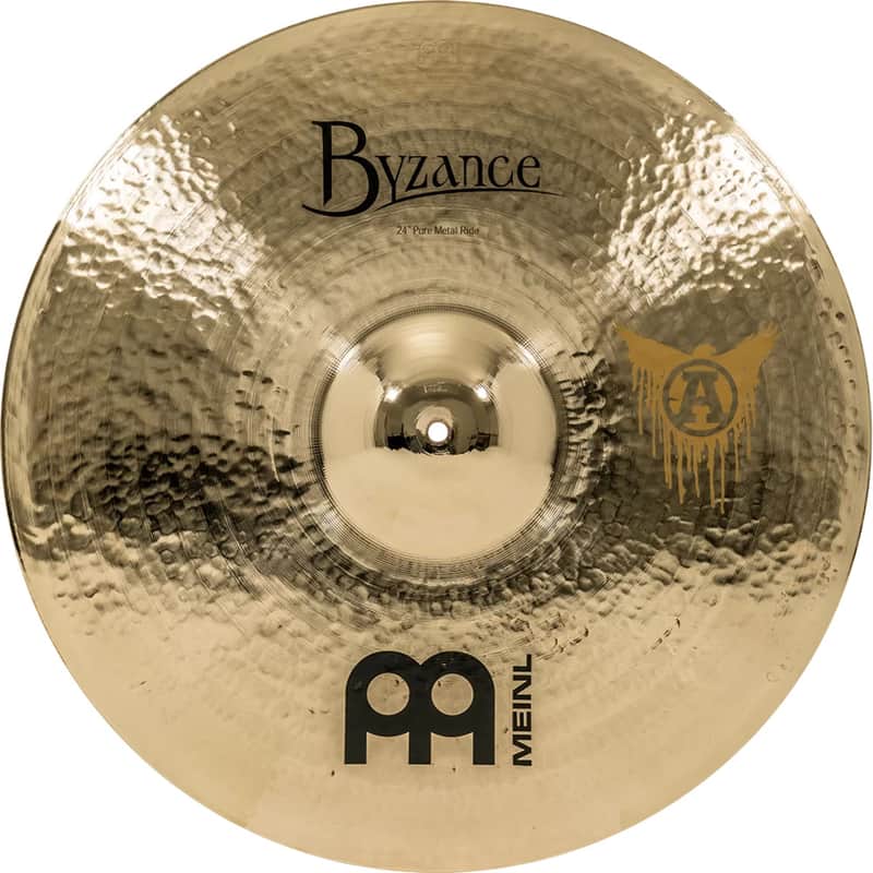 Meinl 24" Byzance Brilliant Pure Metal Ride  **Chris Adler Signature** image 1