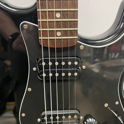 Used Squier FSR Bullet Strat Stratocaster Electric Guitar HH Black 2010 image 8