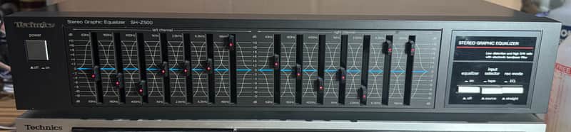 Technics SH-Z500 Stereo Graphic Equalizer Tested w/ Original Box Japan image 1
