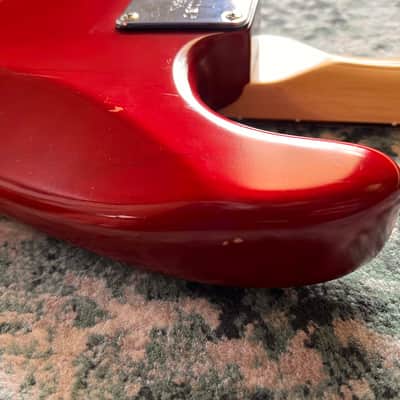 2007 Fender Highway One Stratocaster in Midnight Wine Transparent finish (Made in USA) image 18