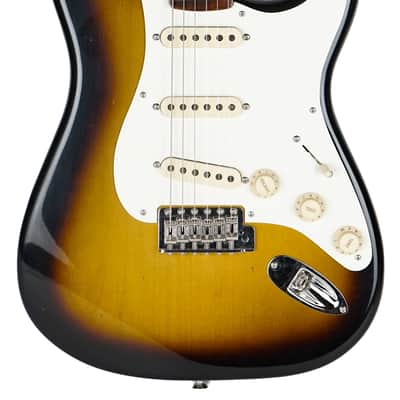 New Fender Custom Shop 1956 Thunder Road Stratocaster Journeyman Relic 2 Color Sunburst 6 Pounds 9 Ounces image 2