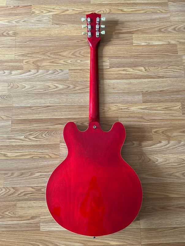 Fernandes FSA-60 1978 Stone Logo Cherry Red ES-335 Made in | Reverb