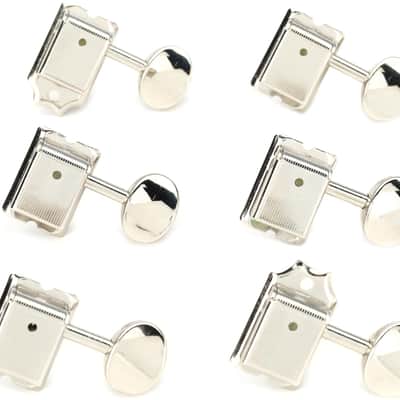 Fender Vintage-Style Locking Guitar Tuning Machine Set - Chrome (5-pack) Bundle image 1