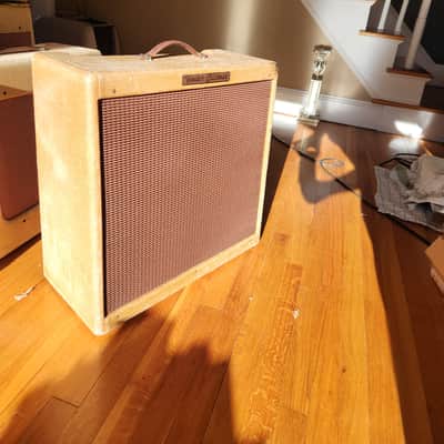 Fender Bassman 5E6 Narrow Panel 40-Watt 4x10" Guitar Combo 1955 - Tweed image 2