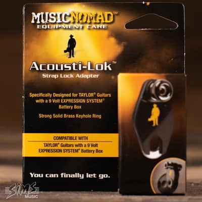 Music Nomad Acousti-Lok Strap Lock Adapter for Taylor Exp. 9v, 2007 image 1