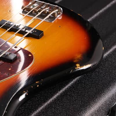 Fender Custom Shop 1960 Jazz Bass Reissue 3-Tone Sunburst Relic 2011 image 9