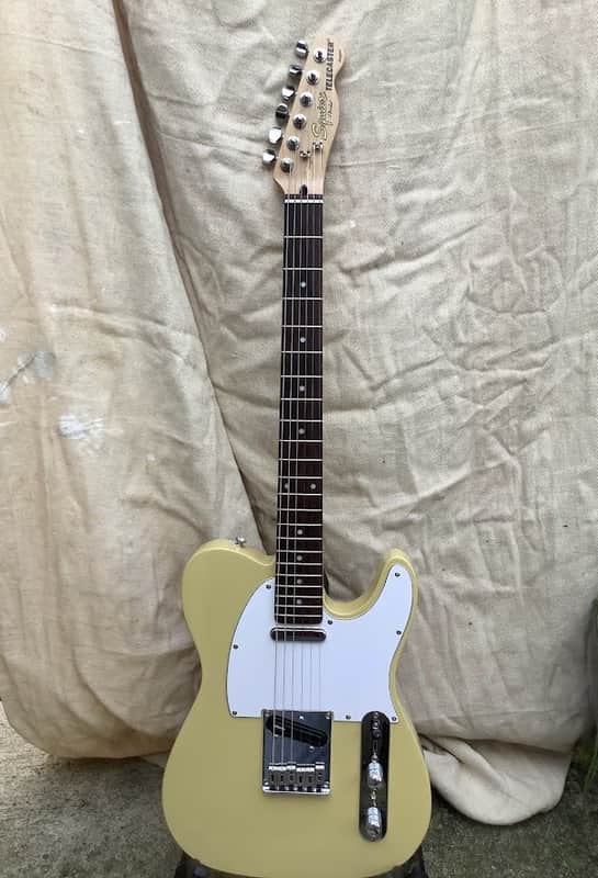 Squier by Fender Standard Series Telecaster 2006 - Vintage Blonde upgraded with Dimarzio pickups, 5 way ‘Bill Lawrence’ wiring and series/parallel switch image 1