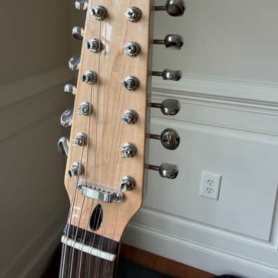 Squier Paranormal Jazzmaster XII 12-String Electric Guitar - Lake Placid Blue image 7