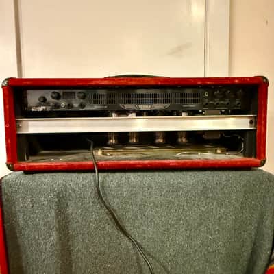 Mesa Boogie Nomad One-Hundred 3-Channel 100w Guitar Amp Head - Factory Red Suede Tolex image 7