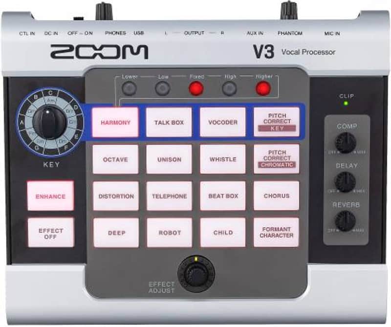 Zoom V3 Vocal Effects Processor image 1