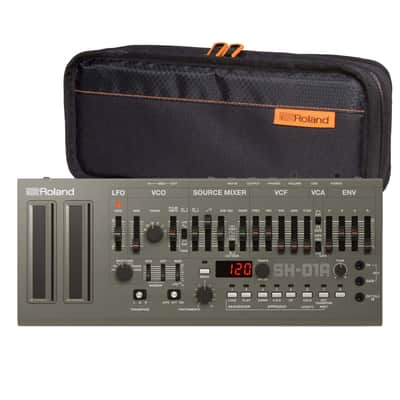 Roland SH-01A Boutique Series Synthesizer with Sequencer, Roland CB-BRB1 Bag Bundle