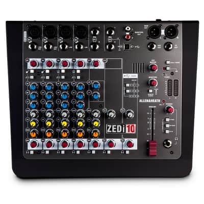Allen & Heath ZEDI-10 10-Channel Analog USB Mixer with Instrument Inputs image 4