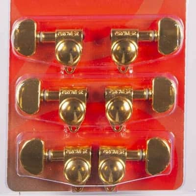 Grover 106G Rotomatic Locking Tuners 3 +3 Gold Finish image 4