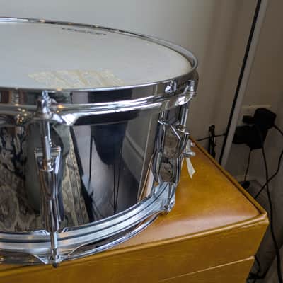 Yamaha 6.5"x14" Steel Snare 1990s image 11