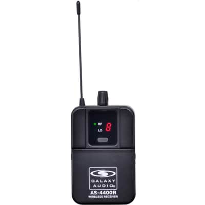 GALAXY AS-4400 QUAD Rackmount Wireless IEM Band Pack with EB5 Earbuds image 4