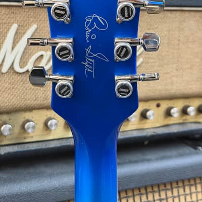 Gretsch G6120T-HR Brian Setzer Signature Hot Rod 2019 - Candy Blue Burst image 8