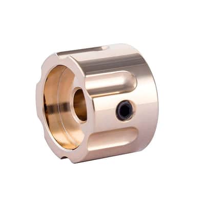 3pcs Guitar Potentiometer Control Knobs for 6mm(0.24”) Dia. Shaft Pots - Knurled Volume and Audio Switch Knob Replacement for Electric Guitar or Precision Bass - Zinc alloy, Golden image 3