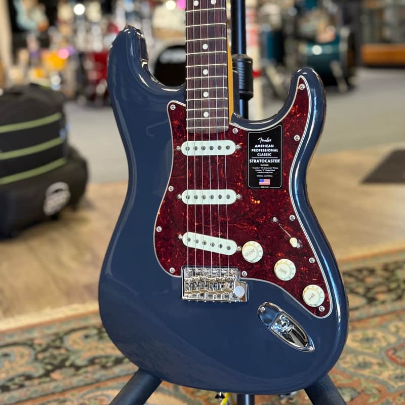Fender American Professional Classic Stratocaster, Faded Black W/ Free Shipping & Gig Bag image 1