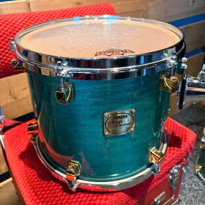 Yamaha Maple Custom Drum Set in Emerald Green image 13
