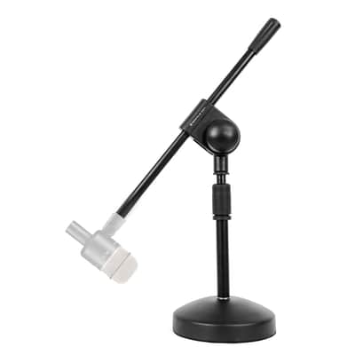 Rockville Kick Drum Stand w/Steel Round Base For Electro-Voice PL33 Microphone image 11