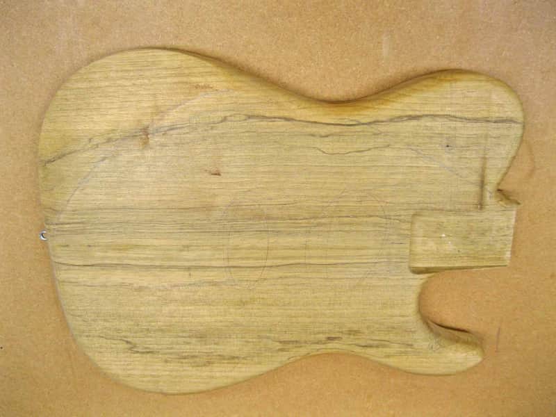 Custom Black Limba Single Cut Body image 1