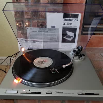 Technics SL-D205 Turntable Direct Drive Semi Automatic Like New with AT Cartridge & Headshell image 14