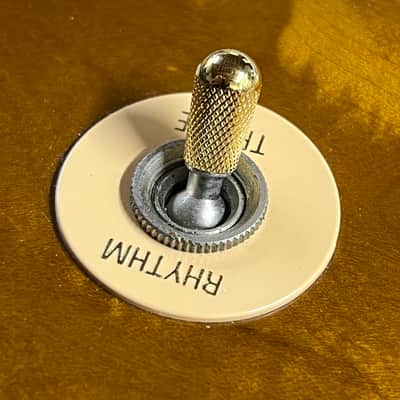 Kinnatone Gold Three way Toggle switch tip 8/32 fits American Gibson style Aluminium image 1