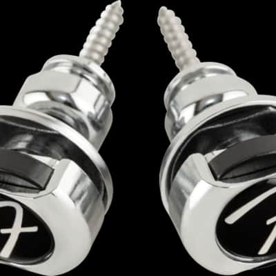 Fender Infinity 'F' Strap Locks, Chrome Bild 3