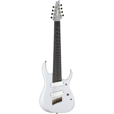Ibanez RGDMS8 Multi-Scale Electric Guitar, 8-String, Clear Silver Metallic image 4