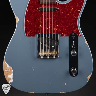 2024 - Suhr Eddie's Guitars Exclusive Roasted Classic T Antique - Ice Blue Metallic image 2