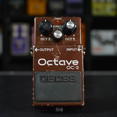 Boss OC-2 Octave (Black Label) 1989 - 1997 - Brown image 1