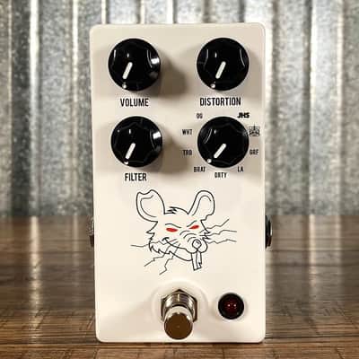JHS Pedals Packrat 9 Rat Distortion Guitar Effect Pedal WHITE image 2