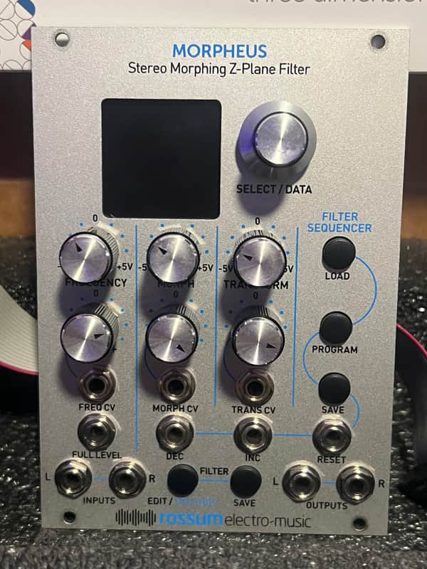 Rossum Electro-Music Morpheus Stereo Morphing Z-Plane Filter Eurorack Module 2016 - 2021 - Silver image 1