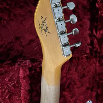 2023 Fender Custom Shop Limited Edition 59 Telecaster Guitar Journeyman Relic Aged White Blonde (6.7lbs) w/ OHSC image 7