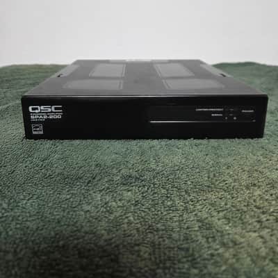 QSC SPA2-200 200-Watt Commercial Amplifier 2020 - Present - Black image 1