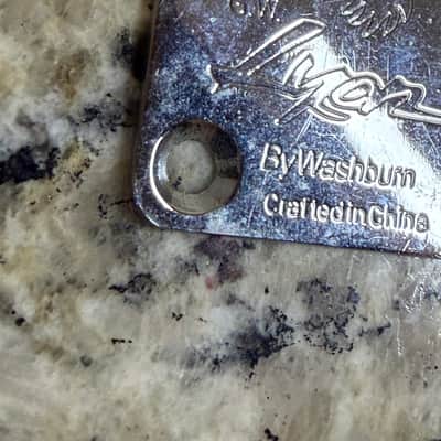Lyon by Washburn Angled Neck Plate - Chrome image 2