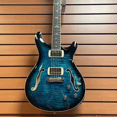 PRS SE Hollowbody II Piezo in Peacock Blue w/Premium Bag image 1