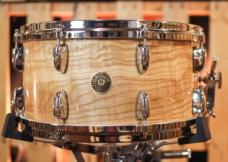 Gretsch 7x14 140th Anniversary USA Custom Figured Ash Snare Drum - #122 of 140 image 1