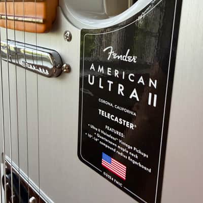 2026 Fender American Ultra II Telecaster Maple - Avalanche White image 6
